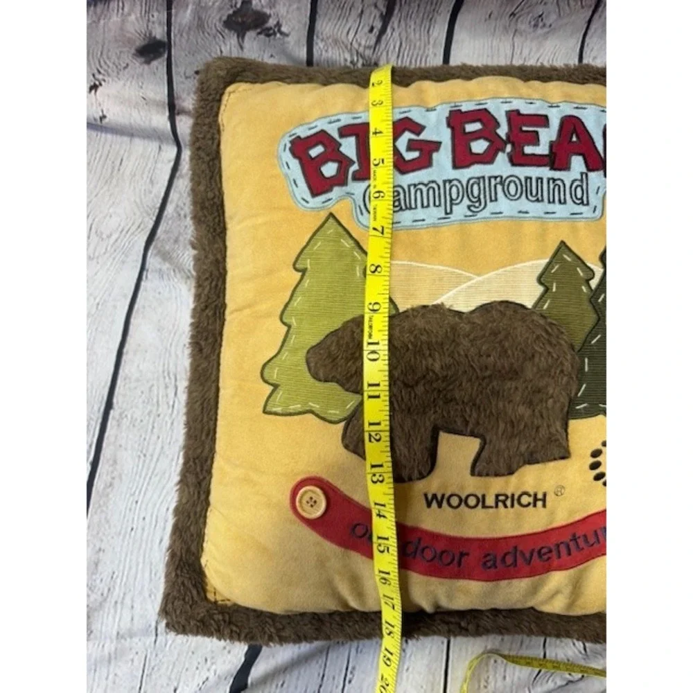 Woolrich Big Bear Camp Outdoor Adventures‎ Decorative Kids Pillow 19